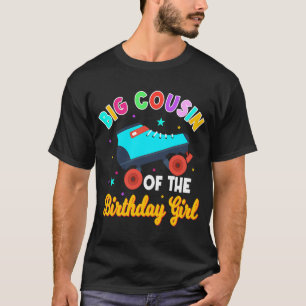 Grote neef van de Birthday Girl Roller Schaatsen S T-shirt