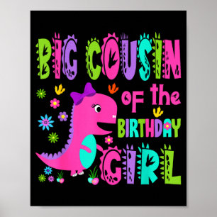 Grote neef van de jarige saurus rex poster