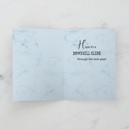 Grote neef verjaardag, pinguïns kaart (Binnen)