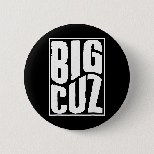 Grote neef zwangerschap aankondiging overeenkomend ronde button 5,7 cm (Voorkant)