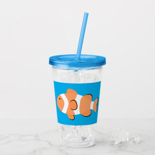 Grote Nemo-vis! Acryl Drinkbeker (Achterkant ijs)