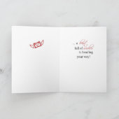 Grote Nephew 1e Valentijnsdag Cute Penguin Feestdagen Kaart (Binnen)