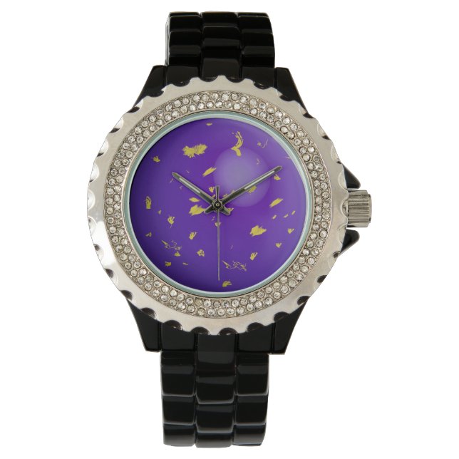Grote, neplapis lazuli edelsteen horloge (Voorkant)