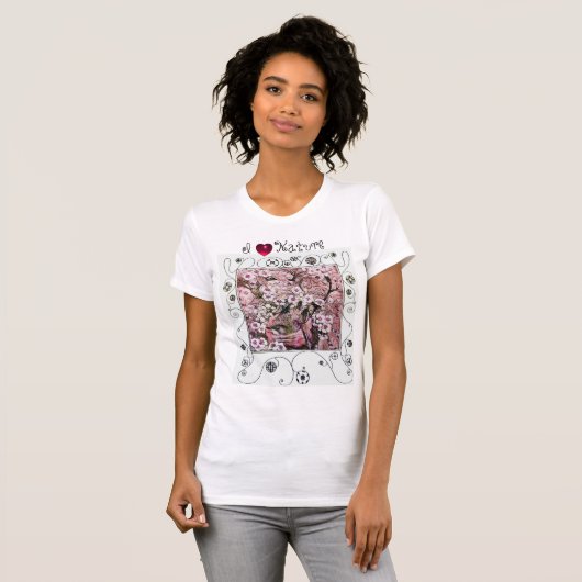 GROTE NEST, TREE PINK SPRINGSTROMEN /I HOUDT VAN N T-SHIRT (Voorkant volledig)