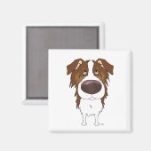 Grote neus Aussie Magneet (Voorkant / Achterkant)