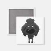 Grote neus poedel magneet (Voorkant / Achterkant)