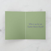 Grote Neus Scottie Pasen Feestdagen Kaart (Binnen)