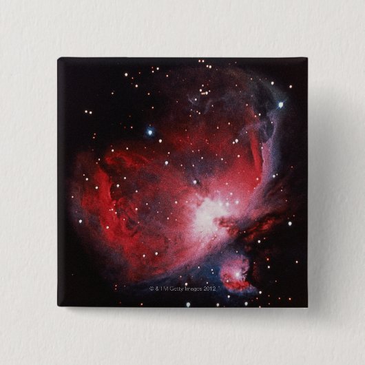 Grote nevel in Orion Vierkante Button 5,1 Cm (Voorkant)