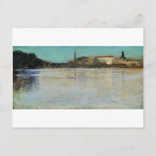 Grote Nevka door Ivan Shishkin Briefkaart