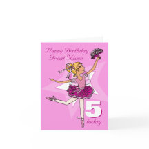 Grote nicht ballerina verjaardag roze leeftijd kaa