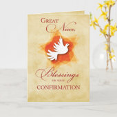 Grote nicht, Bevestiging Gefeliciteerd Zegen Kaart (Gele Bloem)