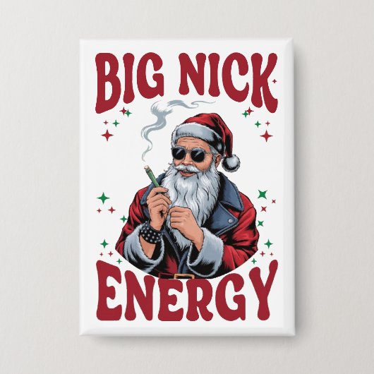 Grote Nick Energie Button (Voorkant)
