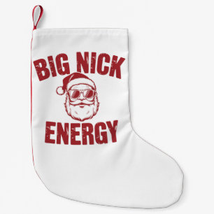 Grote Nick Energie Grappige Kerstman Grove Kerstgr Kleine Kerstsok