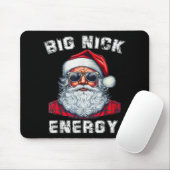 Grote Nick Energie Grappige Kerstman Kerstmis _1 Muismat (Met muis)