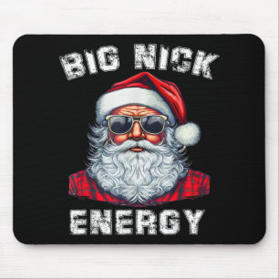 Grote Nick Energie Grappige Kerstman Kerstmis _1 Muismat