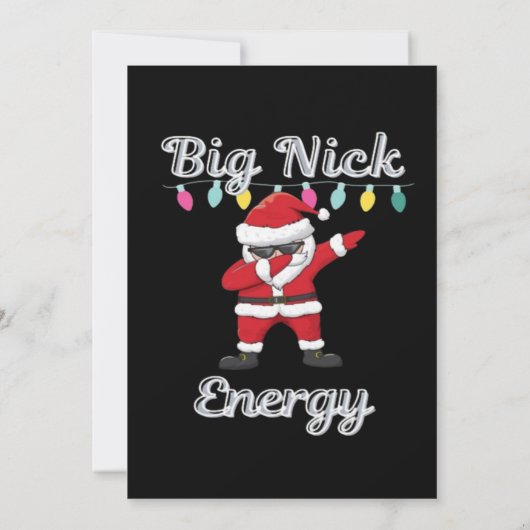 Grote Nick Energie  Kaart (Achterkant)