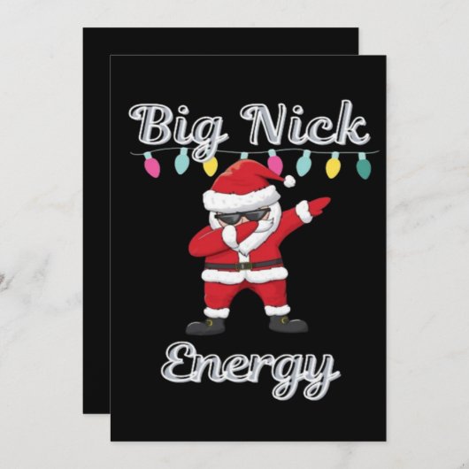 Grote Nick Energie  Kaart (Voorkant / Achterkant)