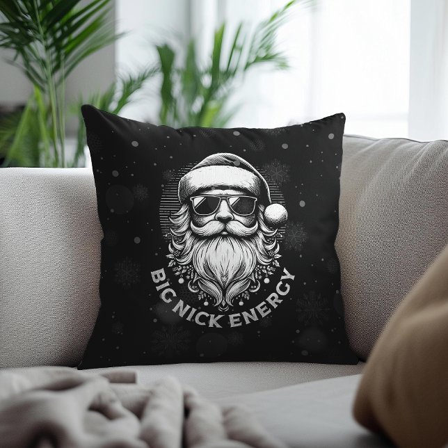 Grote Nick Energie Kerstman Grappige Kerstmis Xmas Kussen (Creator heeft geüpload)