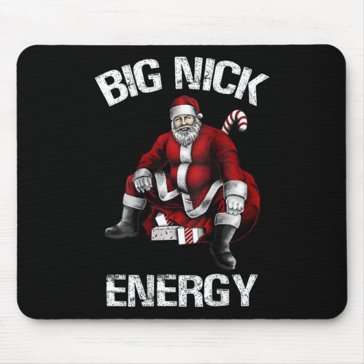 Grote Nick Energie Pret Kerstman Kerstmis 2 Muismat (Voorkant)