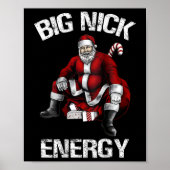 Grote Nick Energie Pret Kerstman Kerstmis 2  Poster (Voorkant)