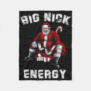 Grote Nick Energie Pret Kerstman Kerstmis Fleece Deken