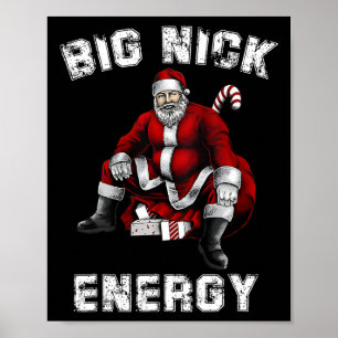 Grote Nick Energie Pret Kerstman Kerstmis  Poster