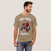 Grote Nick Energie Sinterklaas Kerstmis T-shirt (Voorkant volledig)