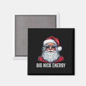 Grote Nick Energy Kerstman Magneet (Voorkant / Achterkant)
