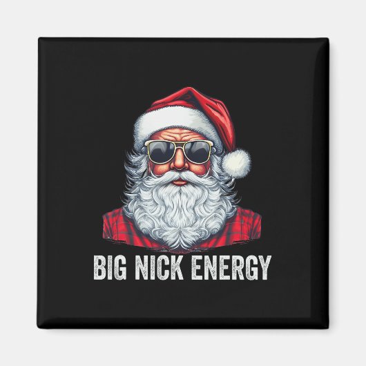 Grote Nick Energy Kerstman Magneet (Voorkant)