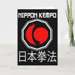 Grote Nippon Kempo Ontwerp Japan Shorinji Karate Kaart