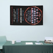 Grote Noord-Amerikaanse Solar Eclipse Viewing Part Spandoek (Beurs)