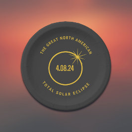 Grote Noord-Amerikaanse totale zonsverduistering 0 Papieren Bordje