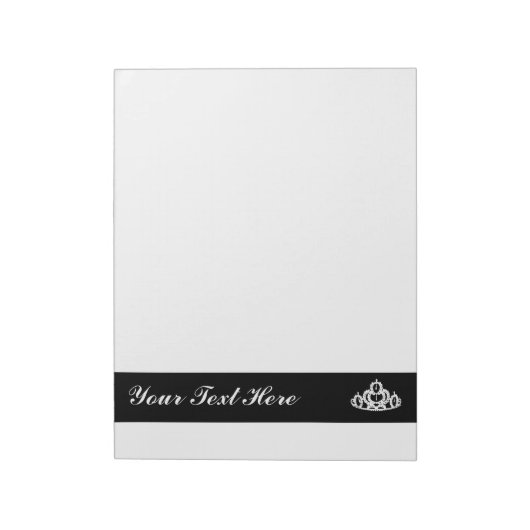 Grote Note Pad optocht kroon Notitieblok (Linkerzijde)