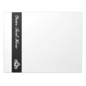 Grote Note Pad optocht kroon Notitieblok (Voorkant)