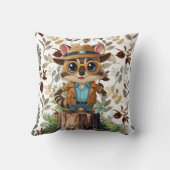 Grote Numbat Detective Print Kussen (Achterkant)