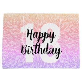 Grote Nummer Mandala Verjaardag Gift Bags Groot Cadeauzakje