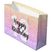 Grote Nummer Mandala Verjaardag Gift Bags Groot Cadeauzakje (Voorkant Gekanteld)