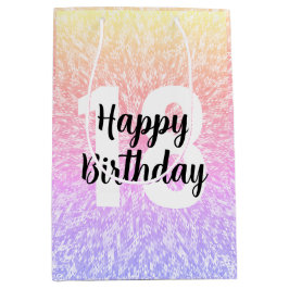 Grote Nummer Mandala Verjaardag Gift Bags Medium Cadeauzakje