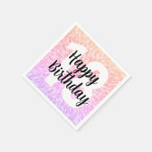 Grote Nummer Mandala Verjaardagsfeest servetten (Hoek)