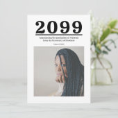 Grote Nummers Twee-foto Afstuderen (Staand voorkant)