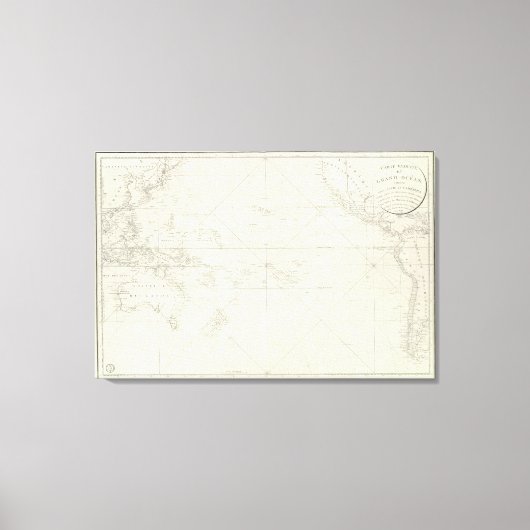 Grote Oceaan Canvas Afdruk (Voorkant)