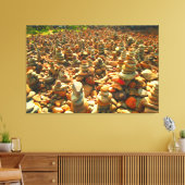 GROTE OCEAAN STENEN 32x48 Canvas Afdruk (Insitu (Woonkamer))