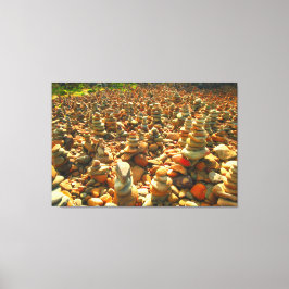 GROTE OCEAAN STENEN 32x48 Canvas Afdruk