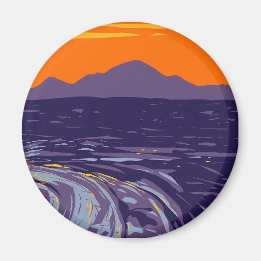Grote oceaan van lavastromen magneet (Voorkant)