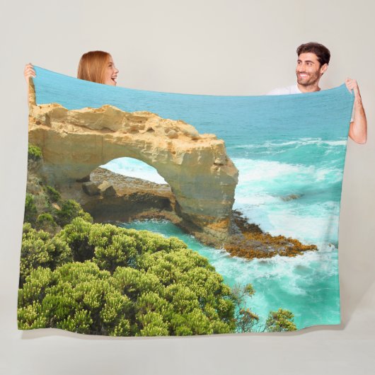 GROTE OCEAANBOOG FLEECE DEKEN (In situ)