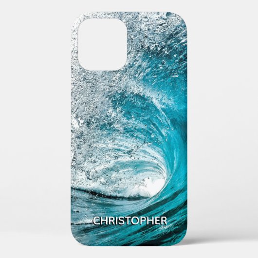 Grote oceaangolfklats om uw naam toe te voegen Case-Mate iPhone case (Achterkant)