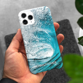 Grote oceaangolfslag om je naam toe te voegen Case-Mate iPhone 14 hoesje