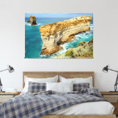 GROTE OCEAANKLIFFEN 32x48 Canvas Afdruk (Insitu (Slaapkamer))
