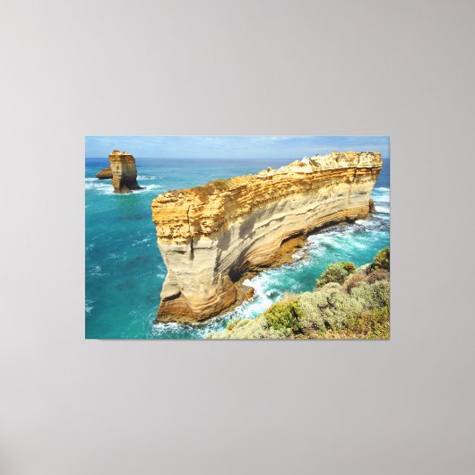 GROTE OCEAANKLIFFEN 40x60 Canvas Afdruk (Voorkant)