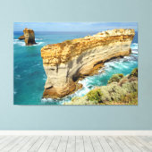 GROTE OCEAANKLIFFEN 40x60 Canvas Afdruk (Insitu (Houten vloer))